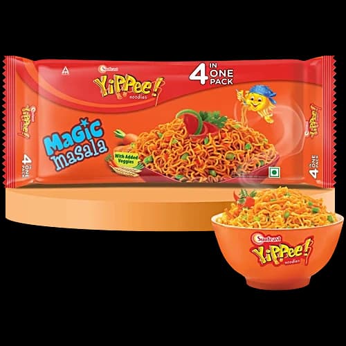 Yippee Magic Masala Instant Noodles with Added Veggies